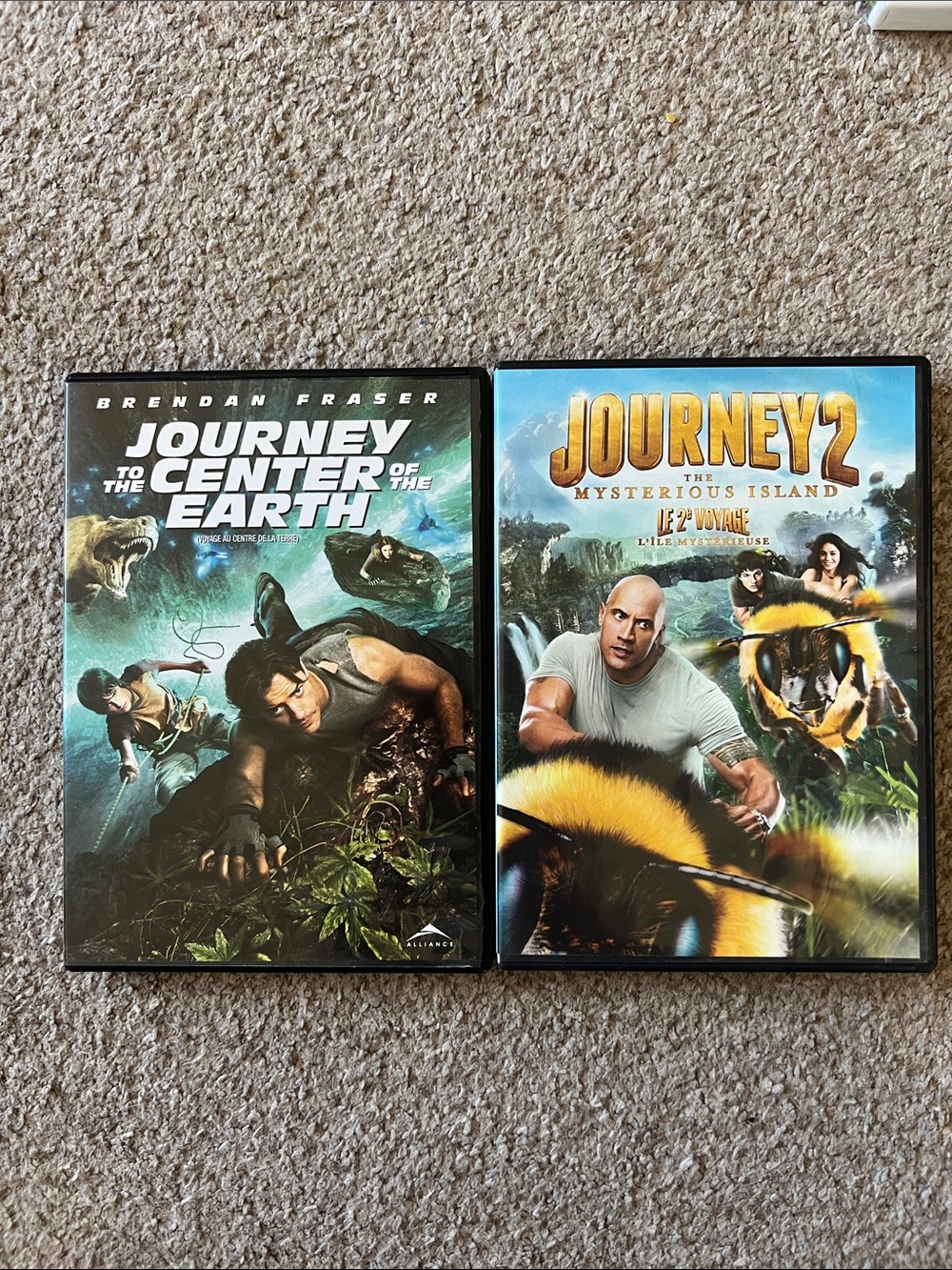Journey to the Center of the Earth & Journey 2 DVD Set